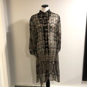 Chico’s Design Silk Asian Duster